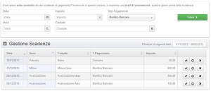 Scadenzario Gestione Spese